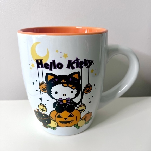 Hello Kitty Halloween Black Cat Ceramic Mug - Picture 1 of 6